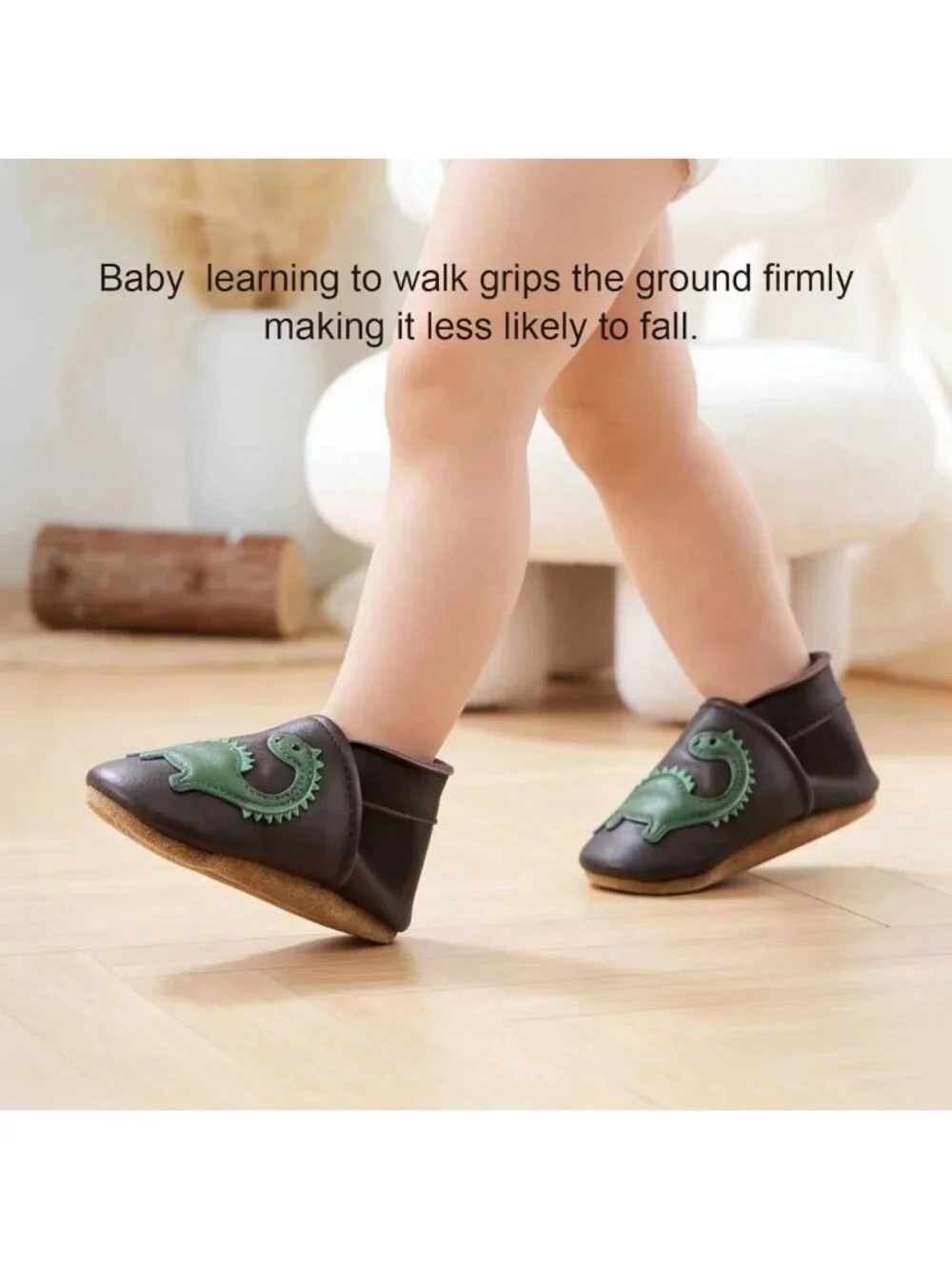 Soft Sole Baby Moccasins | Genuine Leather Non-Slip Toddler Shoes 0-3 Yrs
